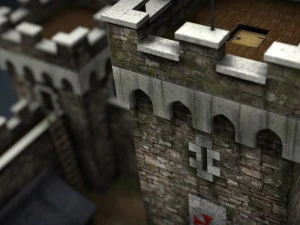 medieval fortress 3D Model