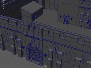 medieval fortress 3D मॉडल