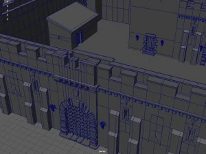 medieval fortress 3D Model