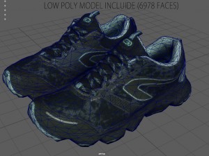sneakers 11 3D 모델
