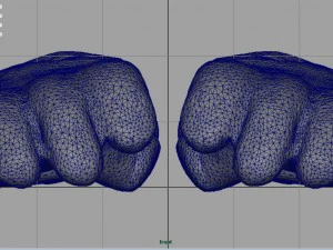 ski gloves for woman 3D Model