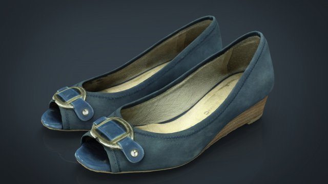 women shoes 2 Modello 3D .c4d .max .obj .3ds .fbx .stl .blend 