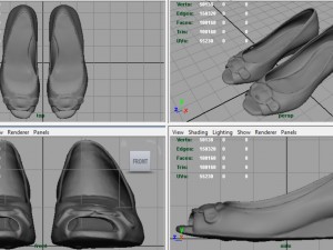 women shoes 2 Modello 3D