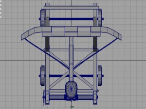 medieval catapult Modello 3D