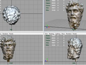 popiersie Septymiusza Sewera Model 3D