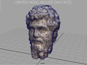 septimius severus bust 3D Model