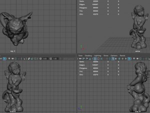 golden angel 3D Model