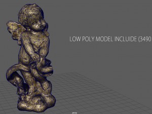 golden angel 3D Model