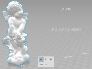 golden angel 3D Model