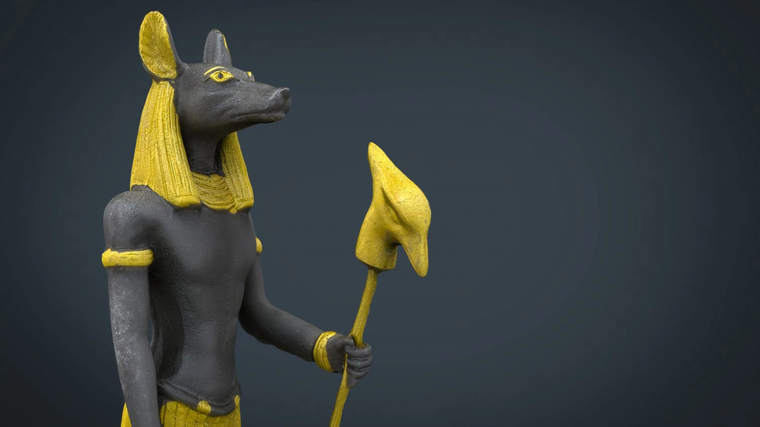 anubis 3D Model .c4d .max .obj .3ds .fbx .stl .blend 