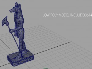 anubis 3D Model