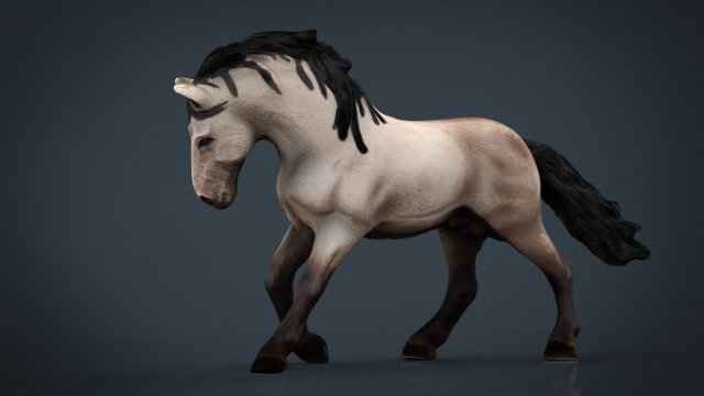 horse 3 3Dモデル .c4d .max .obj .3ds .fbx .stl .blend 