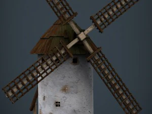 molino de viento de la mancha Model 3D