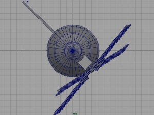 molino de viento de la mancha 3D Model