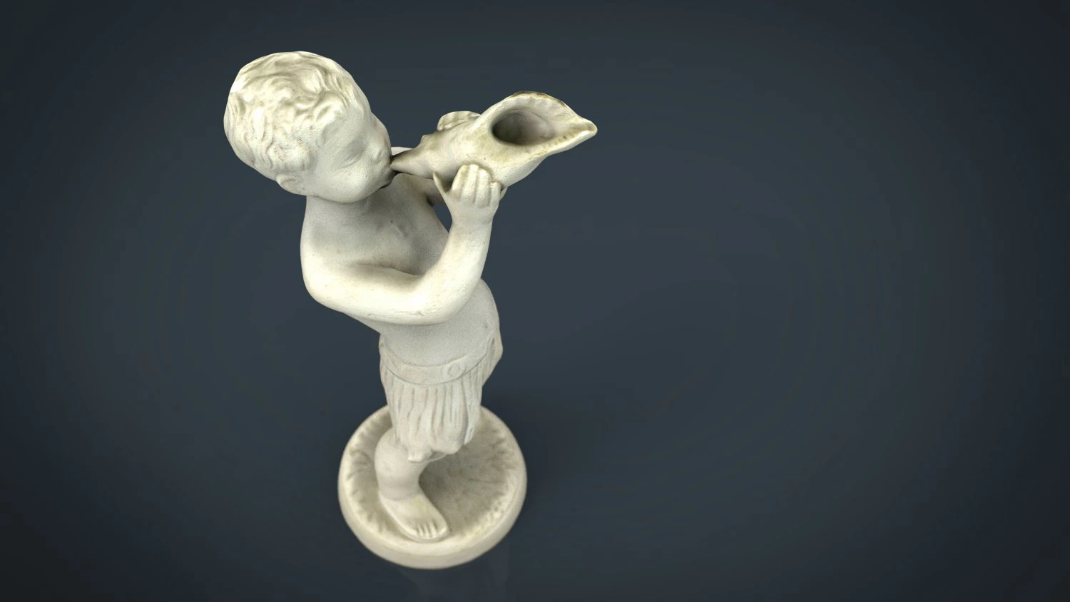 child statue 1 3D Model .c4d .max .obj .3ds .fbx .stl .blend