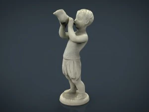 child statue 1 3D Model