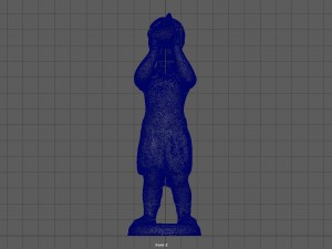 child statue 1 Model 3D