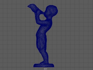 child statue 1 Model 3D