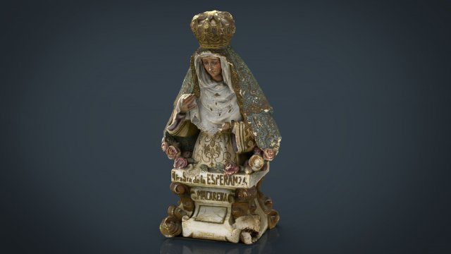 virgen de la macarena 3D Модель .c4d .max .obj .3ds .fbx .stl .blend