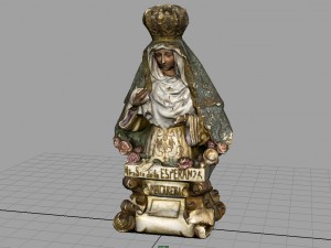 virgen de la macarena Model 3D