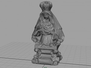 virgen de la macarena Model 3D