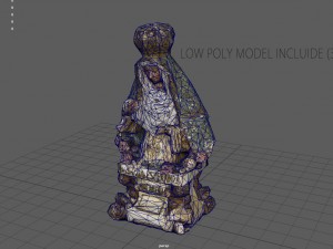 virgen de la macarena Model 3D