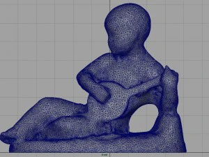 child statue 2 3D Model