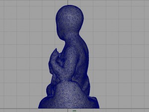 child statue 2 3Dモデル