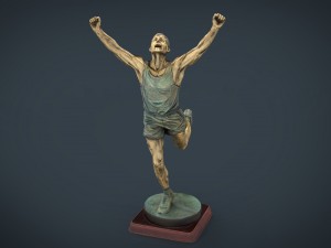 runner trophy 3D 모델