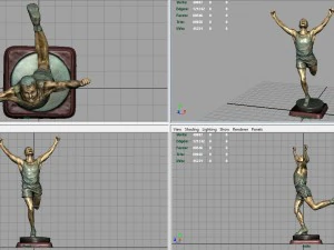 trofeo corridore Modello 3D