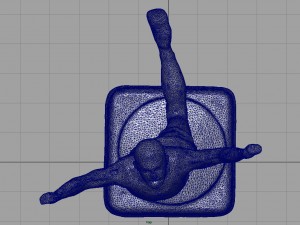 runner trophy 3D मॉडल