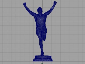 runner trophy 3D मॉडल