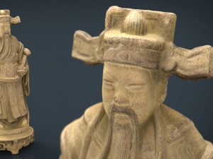 ancient chinese sculpture 3D Model