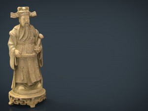ancient chinese sculpture Modelo 3D