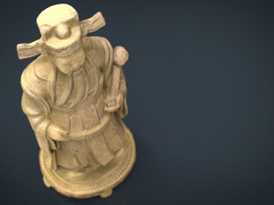 ancient chinese sculpture Modelo 3D