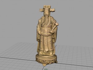 ancient chinese sculpture Modelo 3D