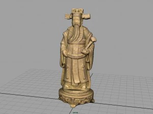 ancient chinese sculpture 3D Model