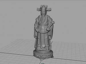 ancient chinese sculpture Modelo 3D