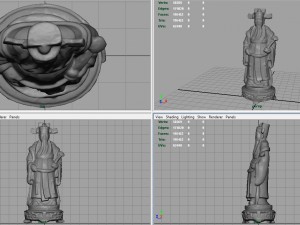 ancient chinese sculpture Modelo 3D