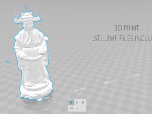 ancient chinese sculpture Modelo 3D