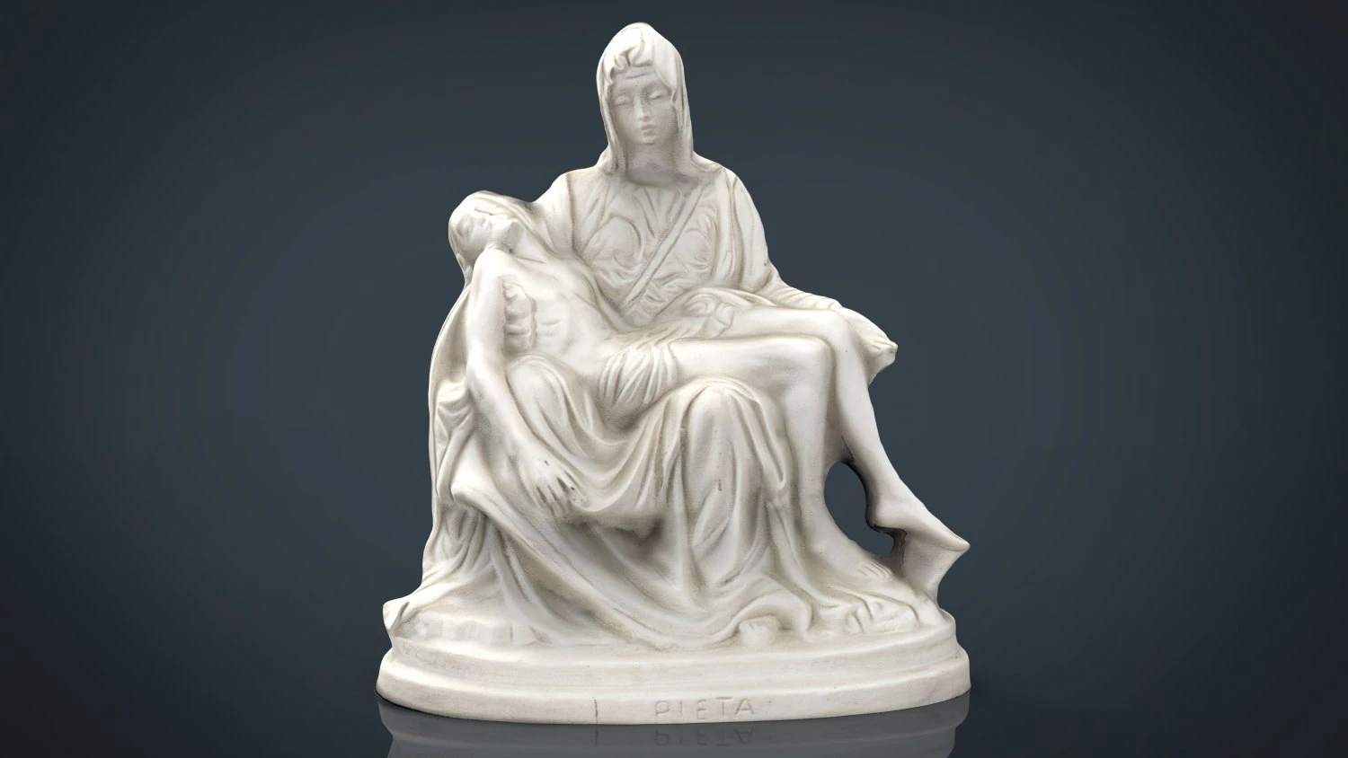 la pieta di michelangelo 3D Model .c4d .max .obj .3ds .fbx .stl .blend