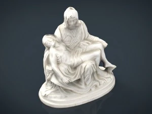 la pieta di michelangelo 3D Model