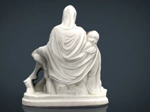 la pieta di michelangelo 3D Model