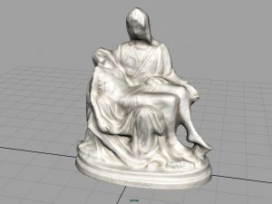 la pieta di michelangelo 3D Model