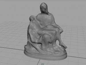 la pieta di michelangelo 3D Model