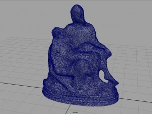 la pieta di michelangelo 3D Model