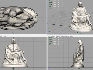 la pieta di michelangelo Modelo 3D