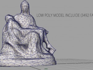 la pieta di michelangelo Modelo 3D