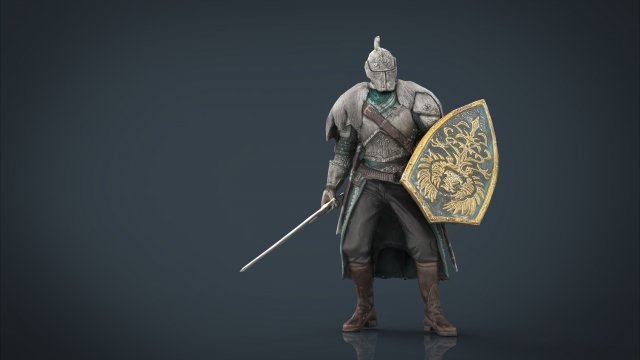 faraam knight Model 3D .c4d .max .obj .3ds .fbx .stl .blend 