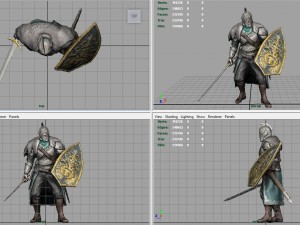 faraam knight Model 3D